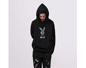 Mikina HUF Playboy Rhinestone Hoodie Black