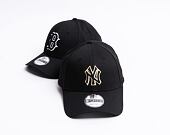 Kšiltovka New Era 9FORTY Gold Pop New York Yankees Strapback Black