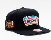 Kšiltovka Mitchell & Ness Top Spot Snapback HWC San Antonio Spurs Black