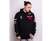 Mikina Mitchell & Ness Champ City Hoody Chicago Bulls Black