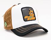 Kšiltovka Capslab Scooby-Doo - Scary Scooby Trucker White / Brown