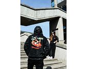 Mikina Rip N Dip Hell Racer Hoodie Black Mineral Wash RND9041