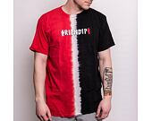Triko Rip N Dip Angel & Devil Tee Red/Black Split Dye RND9078