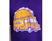 Triko Mitchell & Ness Taco Truck Lakers Tee Los Angeles Lakers Purple