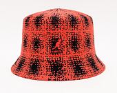 Klobouk Kangol Grunge Plaid Bin K3548-BC017 Black/Cherry Glow