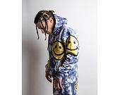 Mikina Market Smiley Sun Dye Yellow/Blue Tie-Die