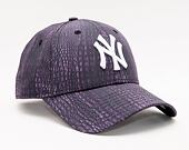 Dámská kšiltovka New Era 9FORTY Womens MLB Animal Print New York Yankees Strapback Purple