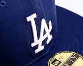 Kšiltovka New Era 59FIFTY MLB Cooperstown Los Angeles Dodgers Fitted Dark Royal
