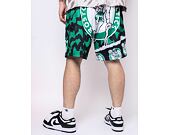 Kraťasy Mitchell & Ness Jumbotron 2.0 Sublimated Shorts Boston Celtics Black / Green