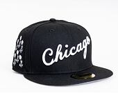 Kšiltovka New Era 59FIFTY NBA22 City Alternate Chicago Bulls Black & White Fitted Cap