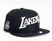 Kšiltovka New Era 9FIFTY NBA22 City Official Los Angeles Lakers Black & White Snapback
