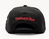 Kšiltovka Mitchell & Ness The Finals Snapback Chicago Bulls Black