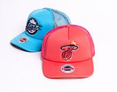 Kšiltovka Mitchell & Ness Keep On Truckin Trucker Hwc Miami Heat Pink