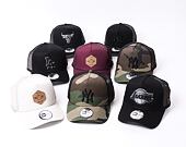 Kšiltovka New Era - NBA Black on Black 9FORTY Trucker - Chicago Bulls - Black