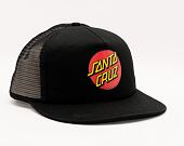 Kšiltovka Santa Cruz Classic Dot Mesh Cap Black/Black