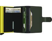 Peněženka Miniwallet Secrid Matte Green & Lime
