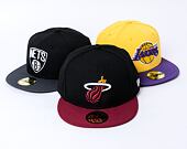 Kšiltovka New Era 59FIFTY NBA Basic Miami Heat Black / Red