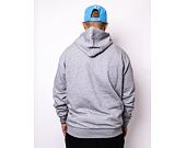 Mikina New Era NBA Half Logo Oversized Hoody Los Angeles Lakers Heather Grey