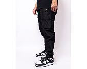 Tepláky New Era Cargo Track Pants Black/Yellow