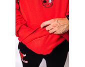 Mikina New Era NBA Foil Print Hoody Chicago Bulls Red/Black