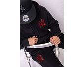 Mikina New Era MLB Foil Back Print Hoody New York Yankees Black/Metallic Red