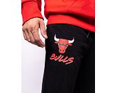 Tepláky New Era NBA Script Joggers Chicago Bulls Black/Red