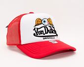 Kšiltovka Von Dutch Baker Trucker Foam White/Red