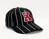 Kšiltovka Karl Kani Retro Patch Pinstripe Cap black/red/white