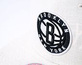 Kšiltovka Mitchell & Ness Cut Away Snapback Brooklyn Nets Off White