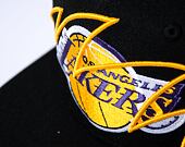 Kšiltovka Mitchell & Ness Shark Bite Snapback Nba Los Angeles Lakers Black