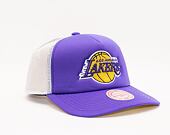 Kšiltovka Mitchell & Ness Off The Backboard Trucker Los Angeles Lakers Purple / White