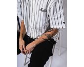 Baseballový dres New Era Pinstripe Jersey Off White / Brown