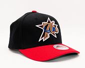 Kšiltovka Mitchell & Ness Team 2 Tone 2.0 Stretch Snapback Hwc Philadelphia 76Ers Black / Red