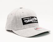 Kšiltovka Mitchell & Ness Box Logo Classic Snapback Branded Grey Heather