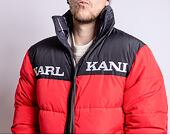 Bunda Karl Kani Retro Block Reversible Puffer Jacket red/black/white