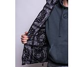 Vesta Karl Kani OG Reversible Paisley Puffer Vest black/military green