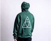 Mikina HUF Essentials Triple Triangle Hoodie Forest Green