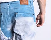 Kalhoty Karl Kani Small Signature Baggy Five Pocket Eagle Denim multicolor