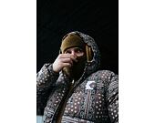 Bunda Karl Kani OG Hooded Corduroy Paisley Puffer Jacket dark taupe/ b/w