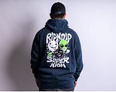 Mikina Rip & Dip Super High Hoodie Navy Mineral Wash