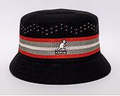 Klobouk Kangol Slick Stripe Bin Black