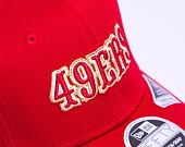 Kšiltovka New Era 9FIFTY Stretch-Snap NFL Team Wordmark San Francisco 49ers Scarlet