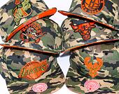 Kšiltovka Mitchell & Ness NEON CAMO POP SNAPBACK HWC Toronto Raptors Camo