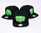 Kšiltovka Mitchell & Ness SLIME DRIP SNAPBACK HWC San Antonio Spurs Black