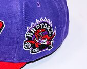 Kšiltovka Mitchell & Ness SHREDDER STRETCH SNAPBACK HWC Toronto Raptors Purple