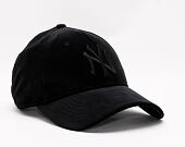Dámská kšiltovka New Era 9FORTY Womens MLB Velour  New York Yankees Black