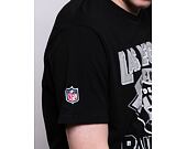 Triko New Era NFL Team Wordmark Tee Las Vegas Raiders Black/White