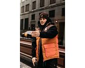 Vesta Karl Kani OG Block Puffer Vest dark orange/sand/brown