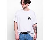Triko New Era MLB Flowers Graphic Oversized Tee Los Angeles Dodgers Optic White / Black