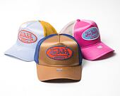 Kšiltovka Von Dutch Trucker Cary Satin Gold/Blue